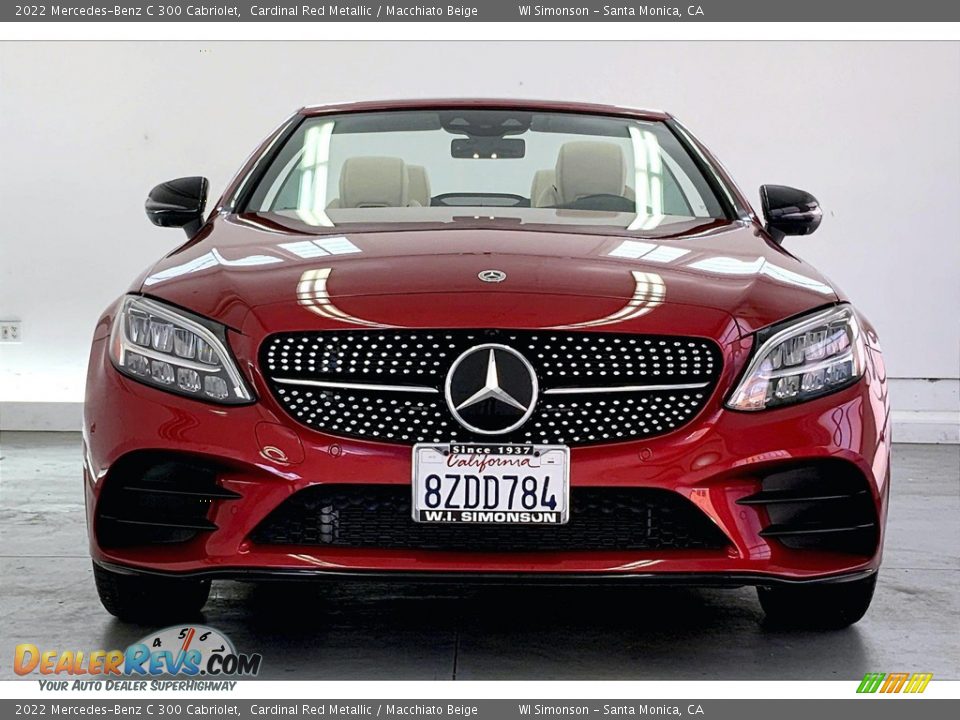 2022 Mercedes-Benz C 300 Cabriolet Cardinal Red Metallic / Macchiato Beige Photo #2