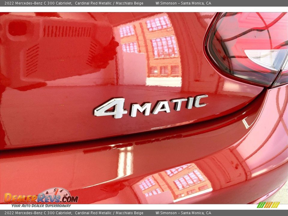 2022 Mercedes-Benz C 300 Cabriolet Cardinal Red Metallic / Macchiato Beige Photo #7