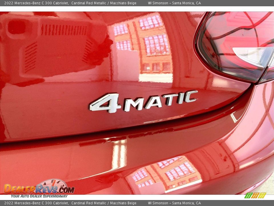 2022 Mercedes-Benz C 300 Cabriolet Cardinal Red Metallic / Macchiato Beige Photo #7
