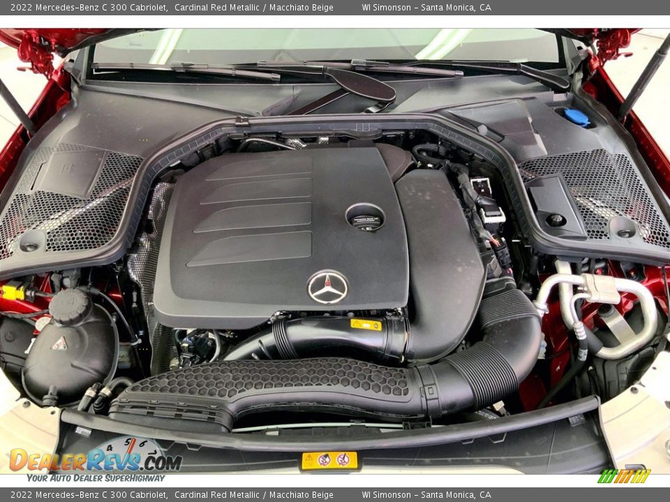 2022 Mercedes-Benz C 300 Cabriolet 2.0 Liter Turbocharged DOHC 16-Valve VVT 4 Cylinder Engine Photo #9