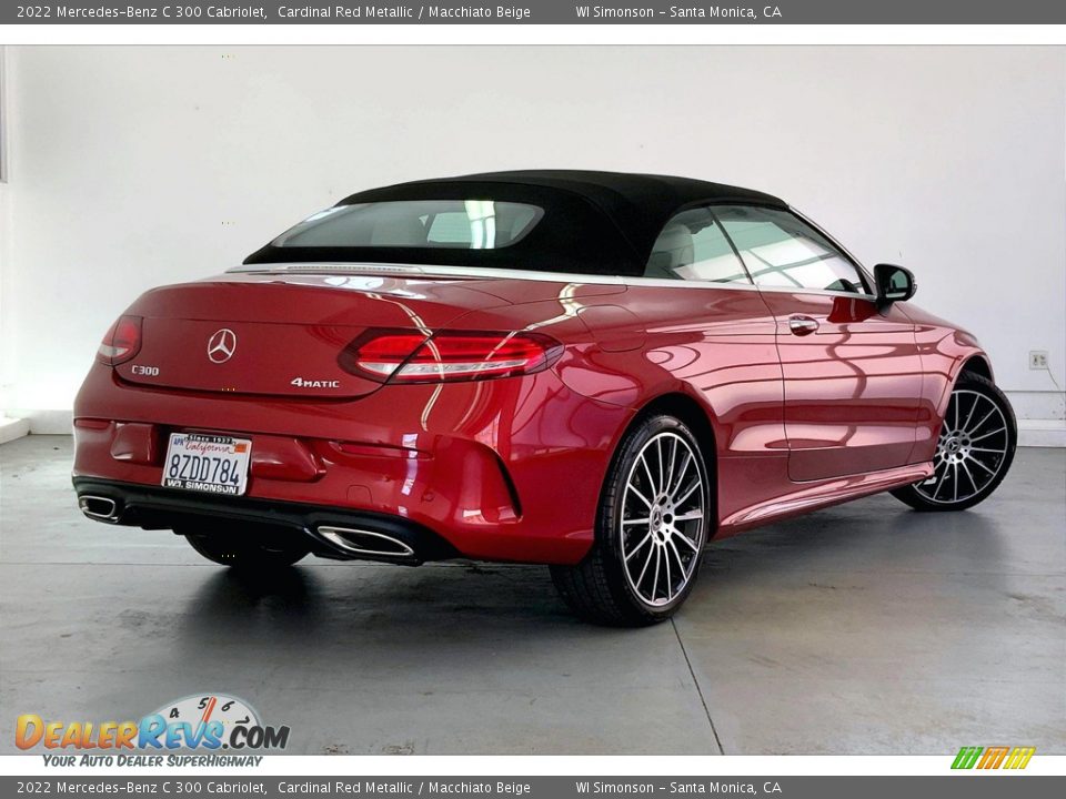 2022 Mercedes-Benz C 300 Cabriolet Cardinal Red Metallic / Macchiato Beige Photo #13