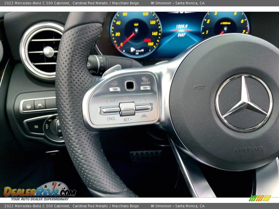 2022 Mercedes-Benz C 300 Cabriolet Steering Wheel Photo #21