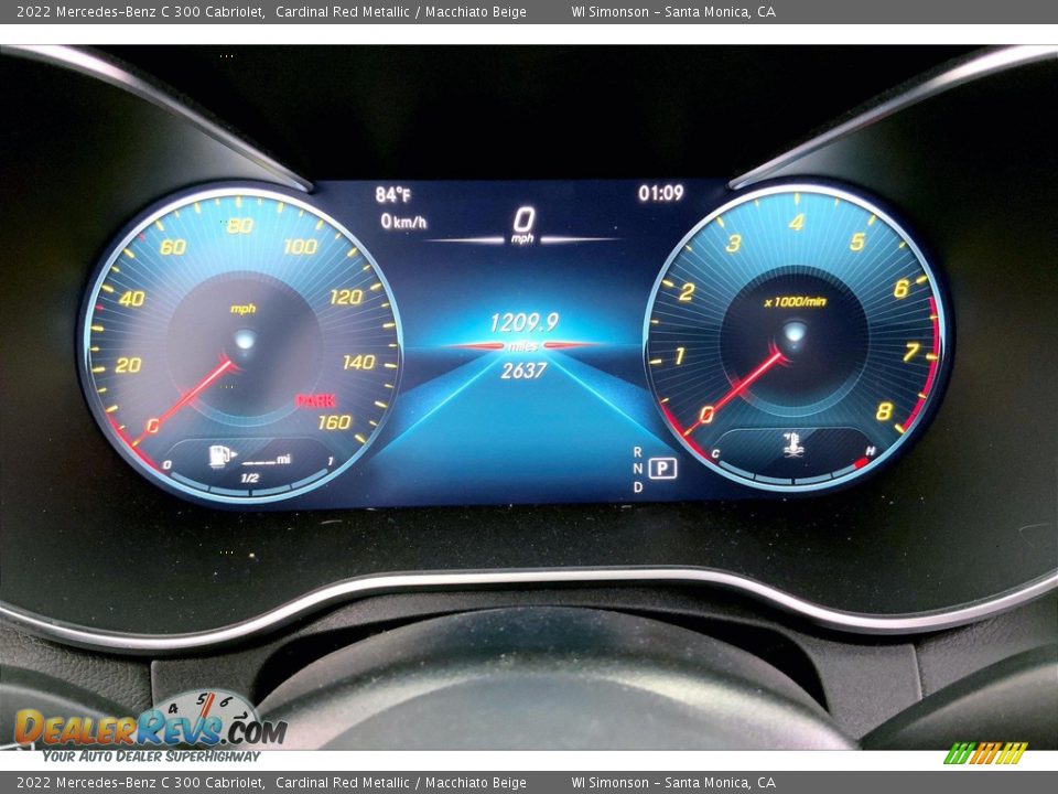 2022 Mercedes-Benz C 300 Cabriolet Gauges Photo #23