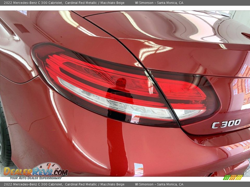 2022 Mercedes-Benz C 300 Cabriolet Cardinal Red Metallic / Macchiato Beige Photo #28