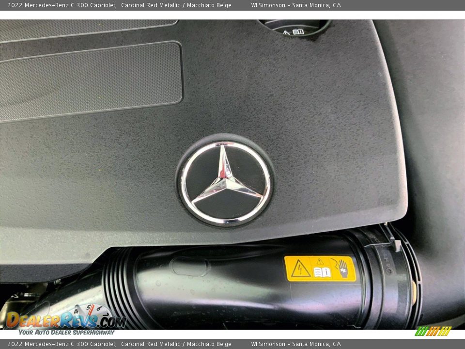 2022 Mercedes-Benz C 300 Cabriolet Cardinal Red Metallic / Macchiato Beige Photo #31