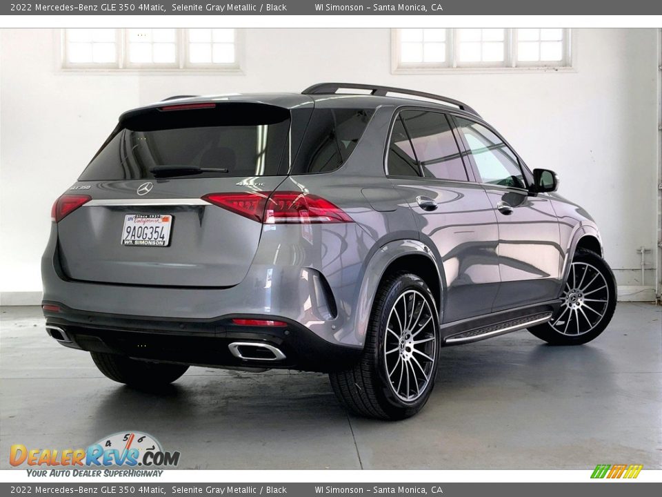 2022 Mercedes-Benz GLE 350 4Matic Selenite Gray Metallic / Black Photo #13