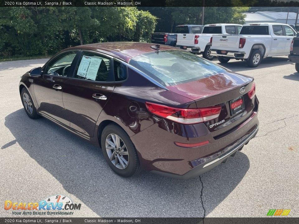 2020 Kia Optima LX Sangria / Black Photo #2