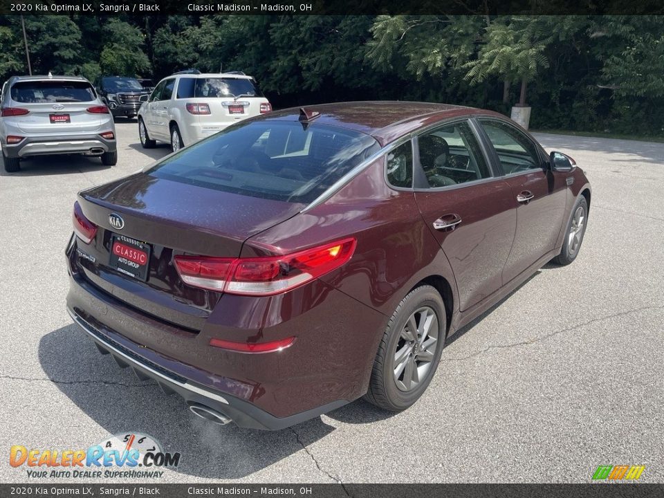 2020 Kia Optima LX Sangria / Black Photo #3