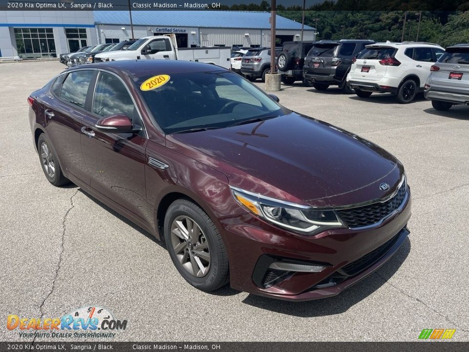 2020 Kia Optima LX Sangria / Black Photo #4