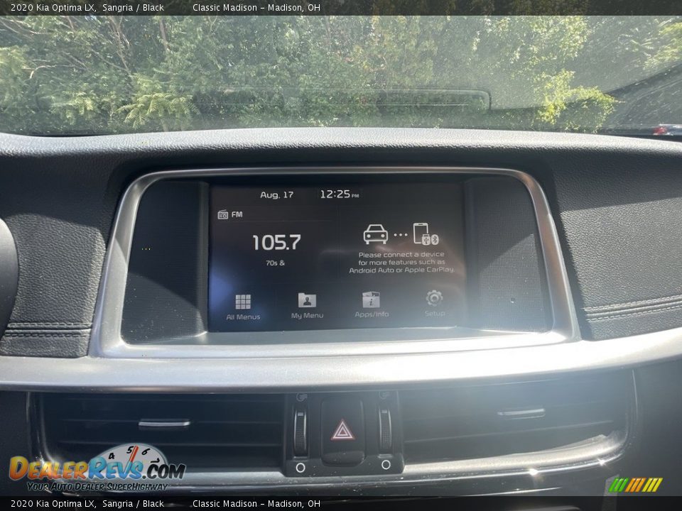 2020 Kia Optima LX Sangria / Black Photo #11