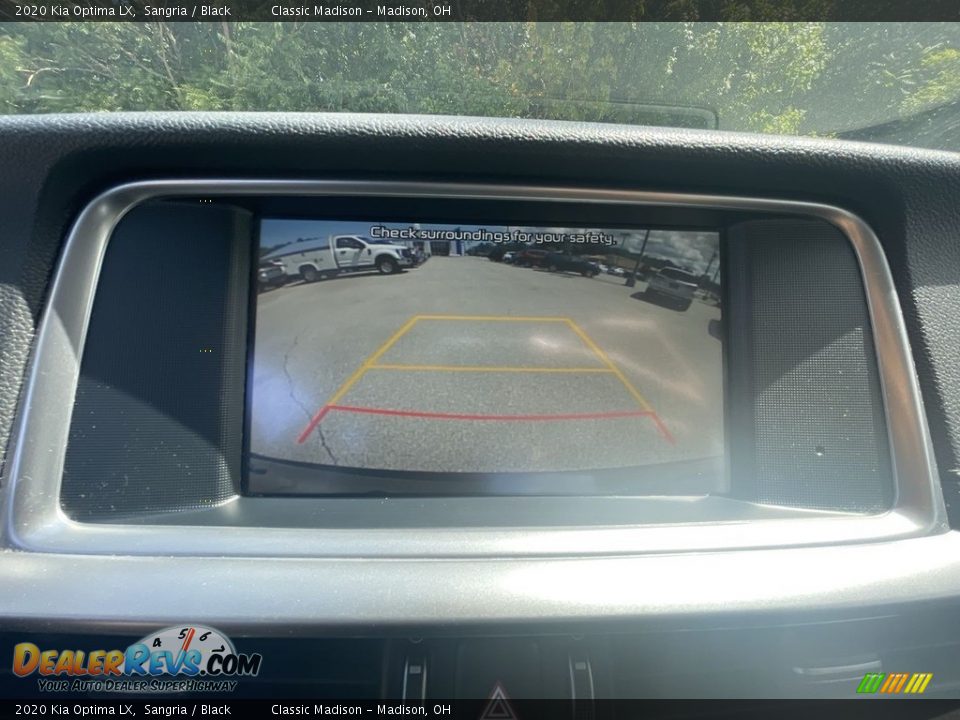 2020 Kia Optima LX Sangria / Black Photo #12
