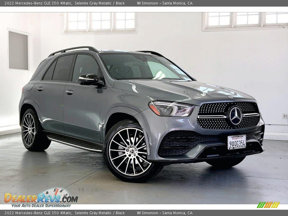 2022 Mercedes-Benz GLE 350 4Matic Selenite Gray Metallic / Black Photo #34