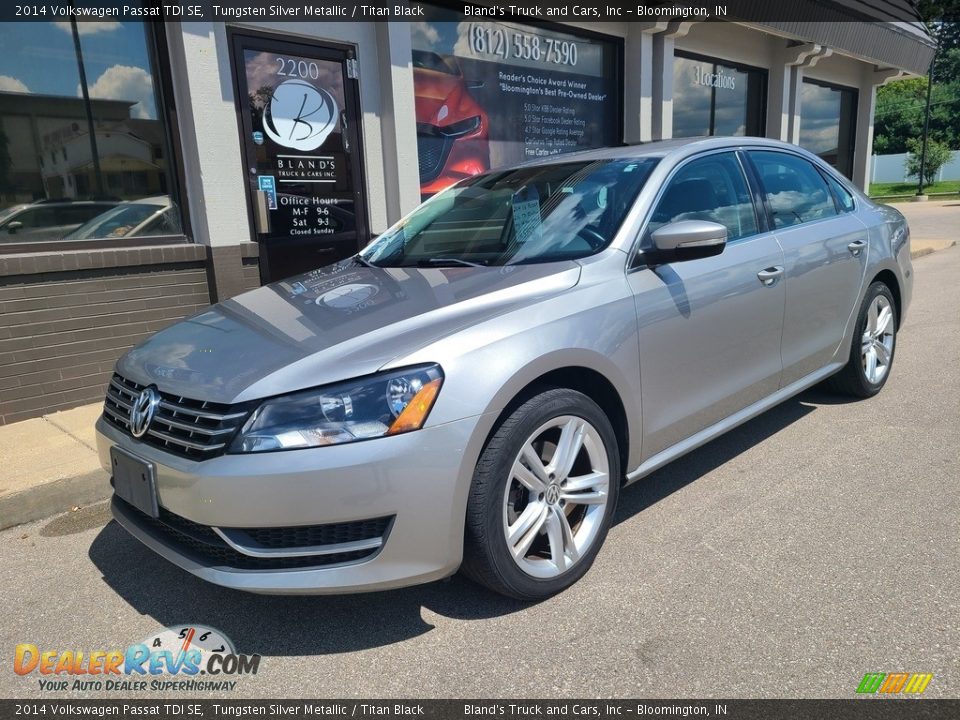 2014 Volkswagen Passat TDI SE Tungsten Silver Metallic / Titan Black Photo #2