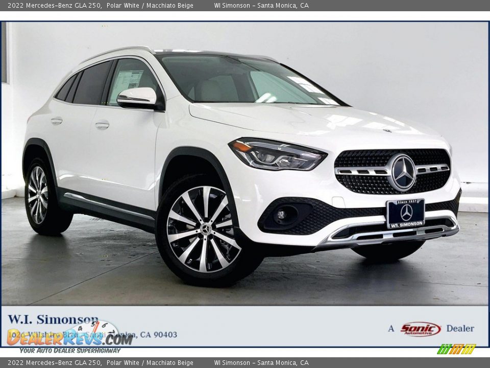 2022 Mercedes-Benz GLA 250 Polar White / Macchiato Beige Photo #1