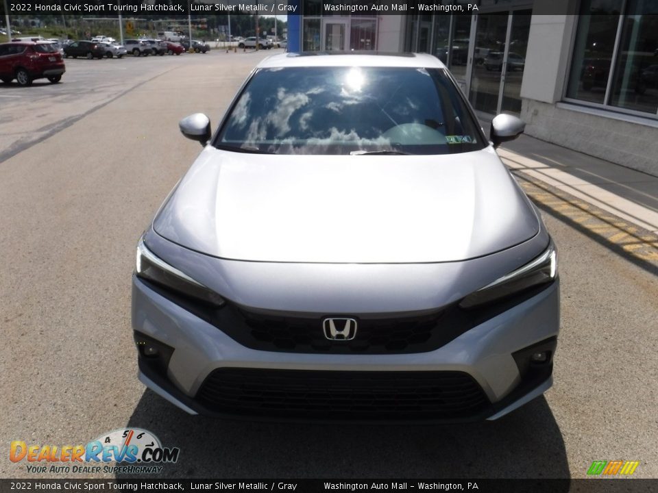 2022 Honda Civic Sport Touring Hatchback Lunar Silver Metallic / Gray Photo #5