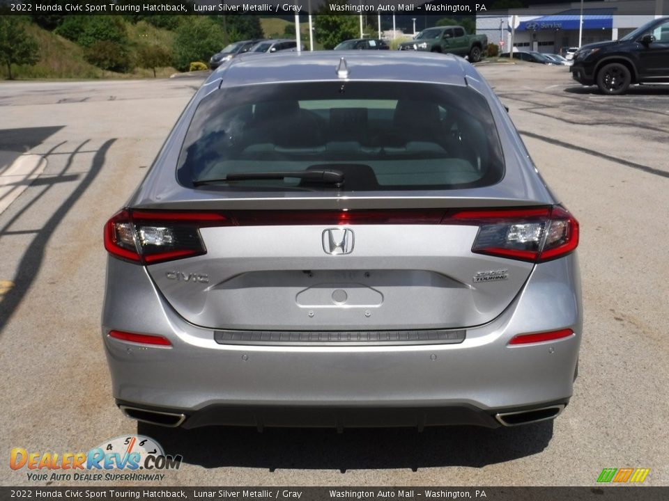 2022 Honda Civic Sport Touring Hatchback Lunar Silver Metallic / Gray Photo #9
