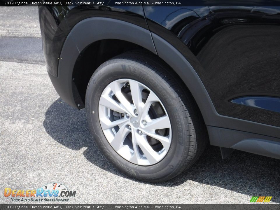 2019 Hyundai Tucson Value AWD Black Noir Pearl / Gray Photo #3