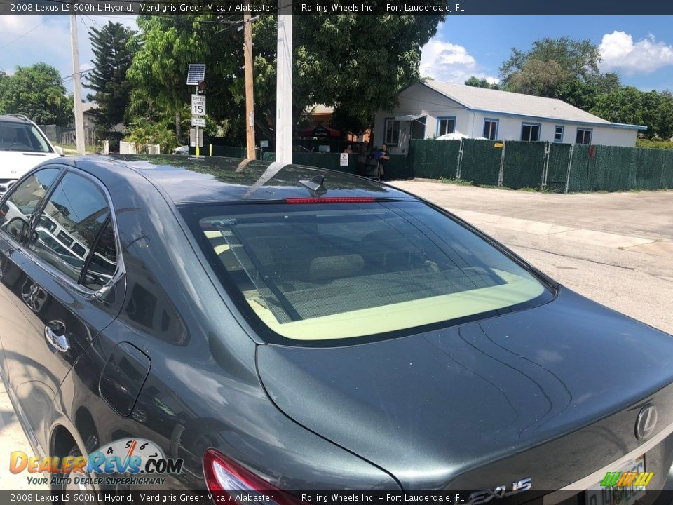 2008 Lexus LS 600h L Hybrid Verdigris Green Mica / Alabaster Photo #1