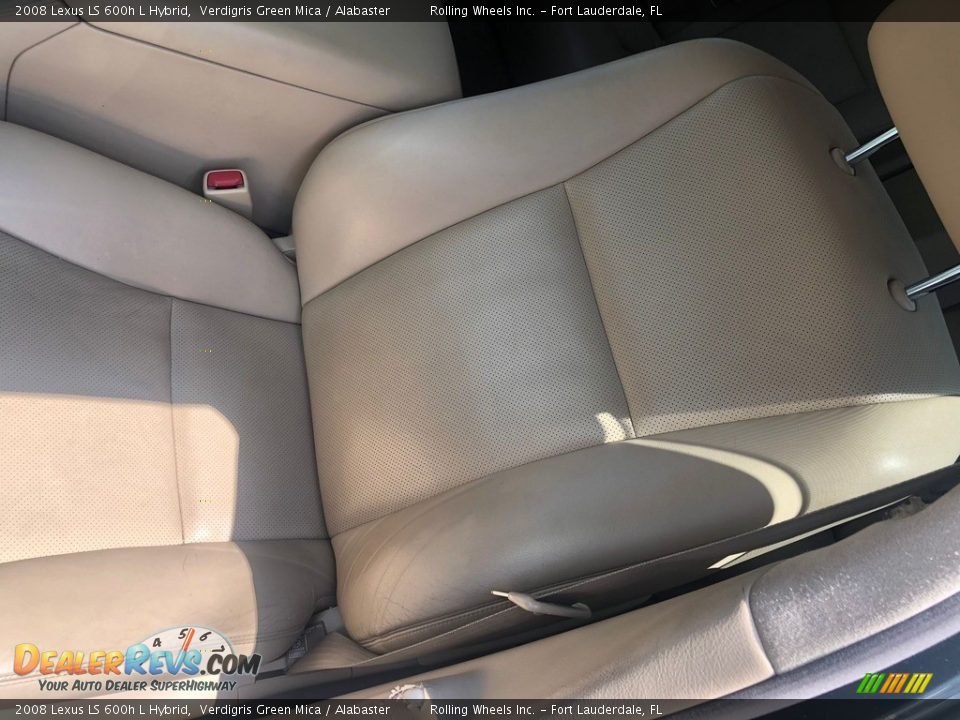 2008 Lexus LS 600h L Hybrid Verdigris Green Mica / Alabaster Photo #5