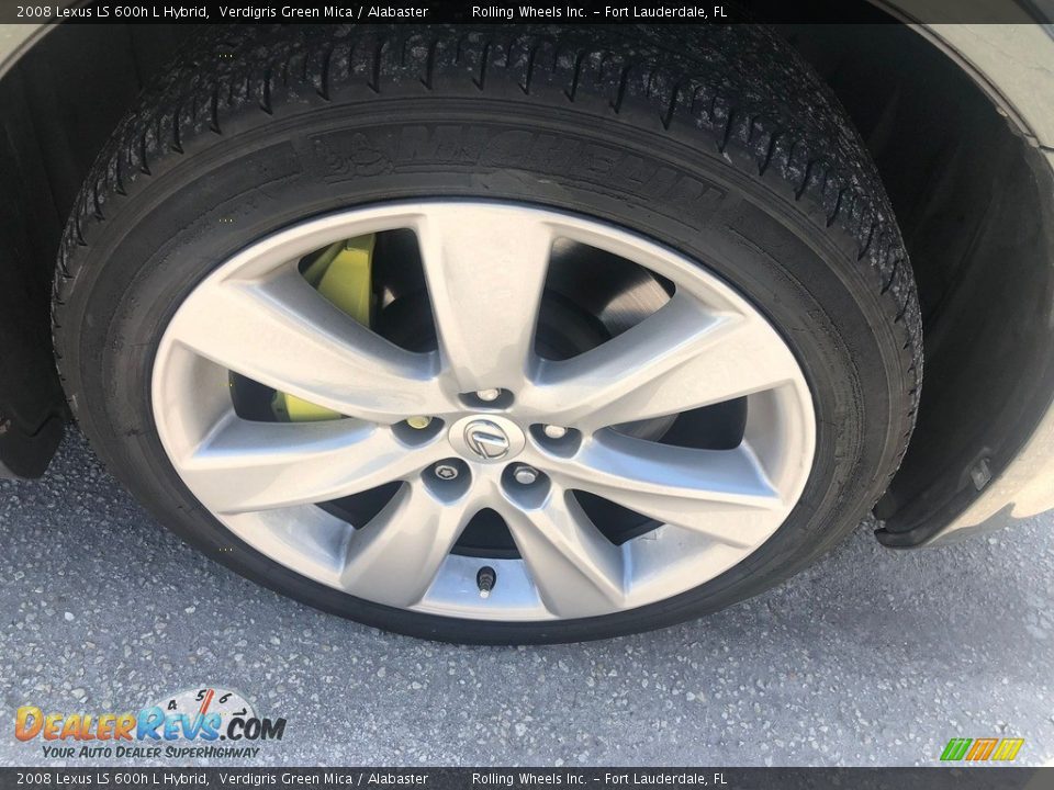 2008 Lexus LS 600h L Hybrid Verdigris Green Mica / Alabaster Photo #8