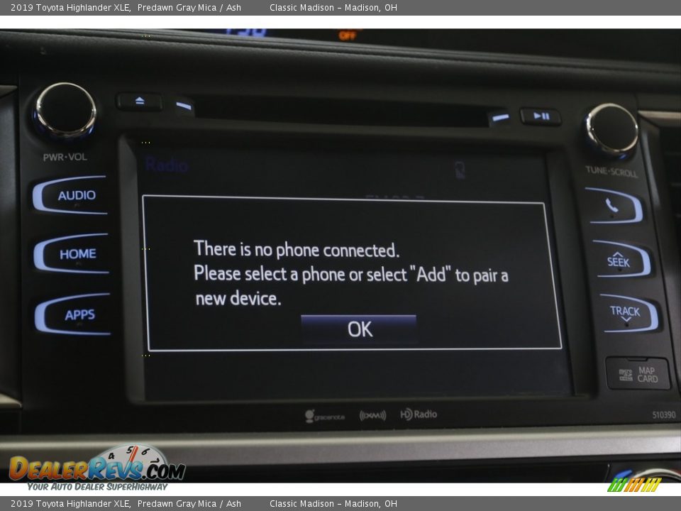 2019 Toyota Highlander XLE Predawn Gray Mica / Ash Photo #11