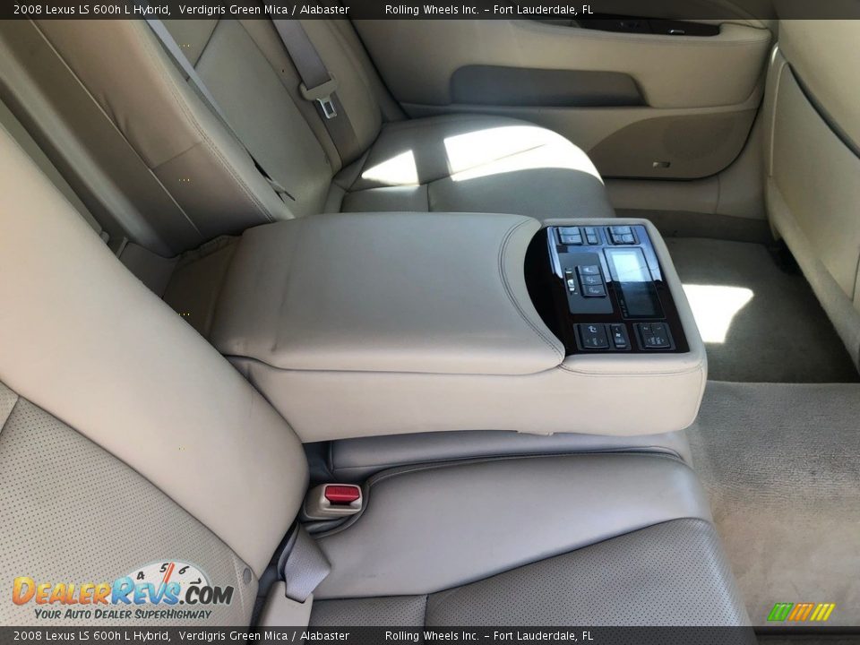 2008 Lexus LS 600h L Hybrid Verdigris Green Mica / Alabaster Photo #9