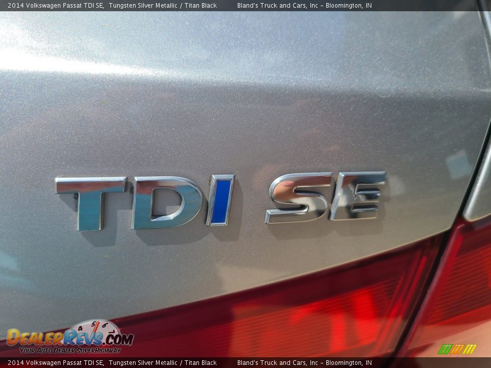 2014 Volkswagen Passat TDI SE Tungsten Silver Metallic / Titan Black Photo #33