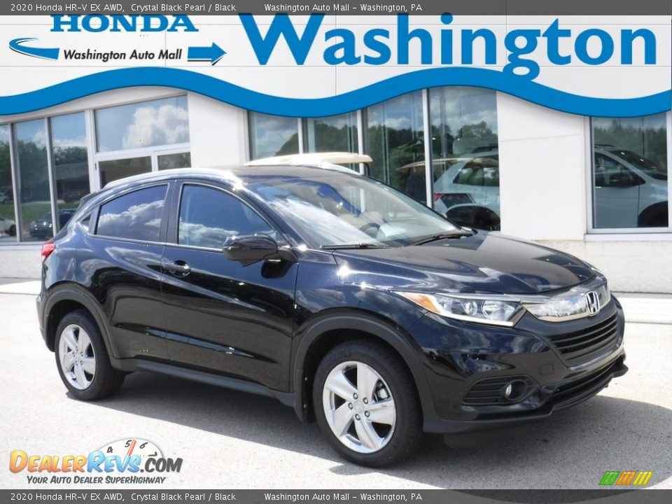 2020 Honda HR-V EX AWD Crystal Black Pearl / Black Photo #1