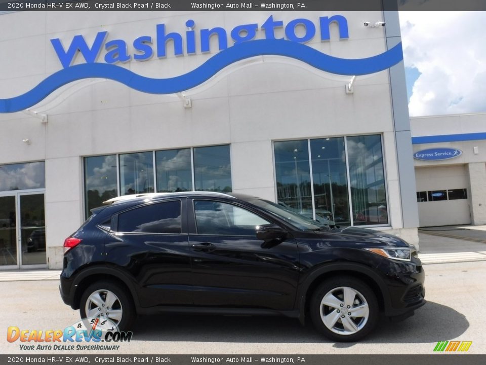 2020 Honda HR-V EX AWD Crystal Black Pearl / Black Photo #2