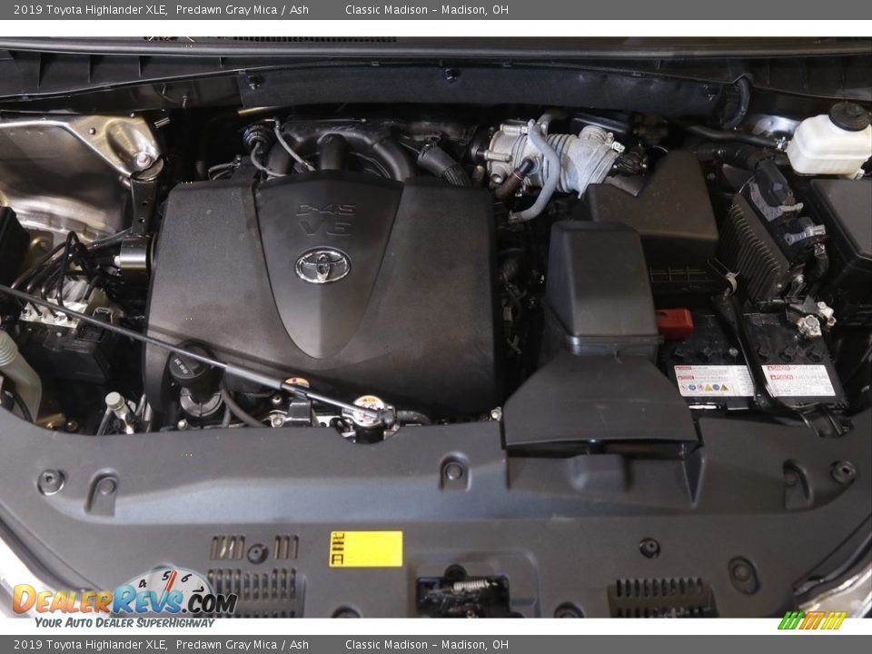 2019 Toyota Highlander XLE Predawn Gray Mica / Ash Photo #21
