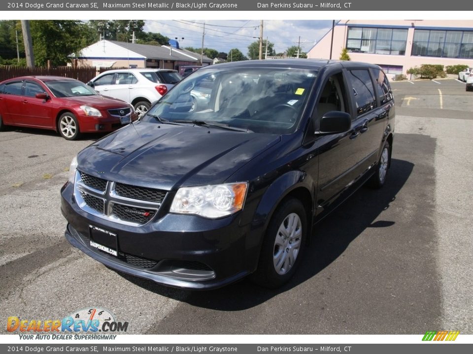 2014 Dodge Grand Caravan SE Maximum Steel Metallic / Black/Light Graystone Photo #1