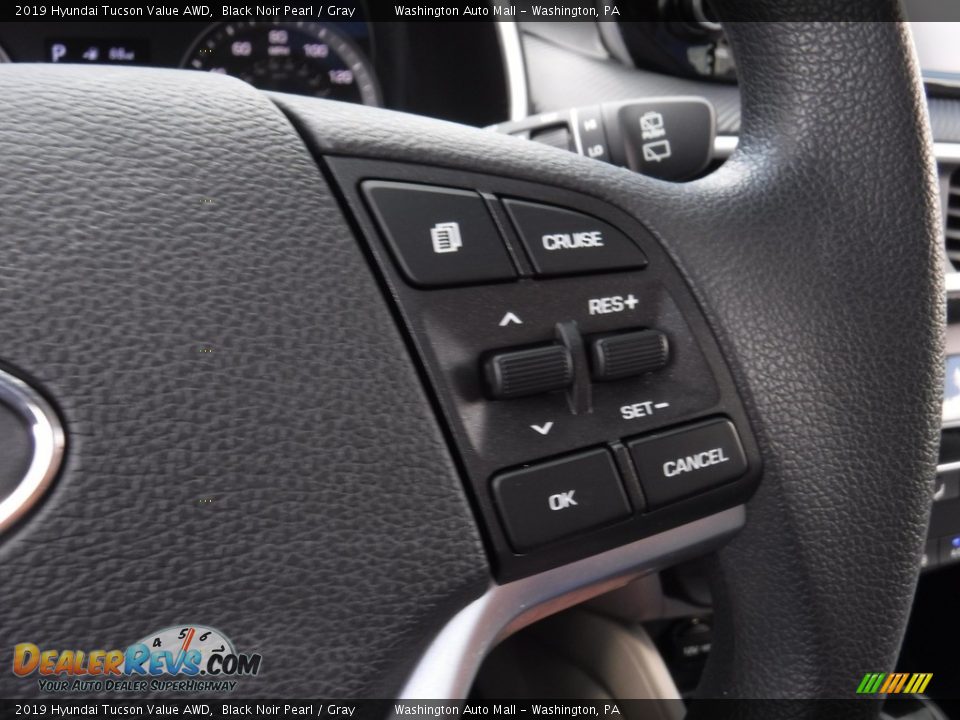 2019 Hyundai Tucson Value AWD Black Noir Pearl / Gray Photo #25