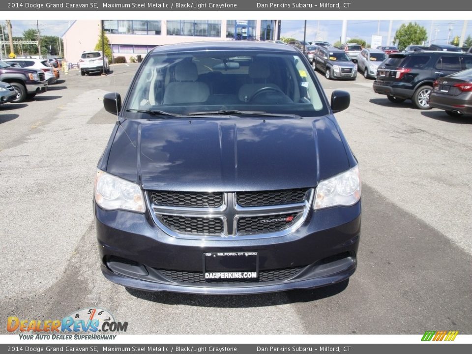 2014 Dodge Grand Caravan SE Maximum Steel Metallic / Black/Light Graystone Photo #2