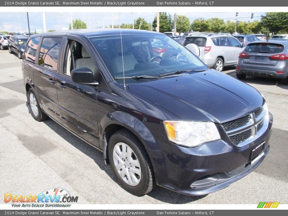 2014 Dodge Grand Caravan SE Maximum Steel Metallic / Black/Light Graystone Photo #3