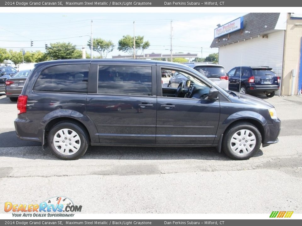 2014 Dodge Grand Caravan SE Maximum Steel Metallic / Black/Light Graystone Photo #4