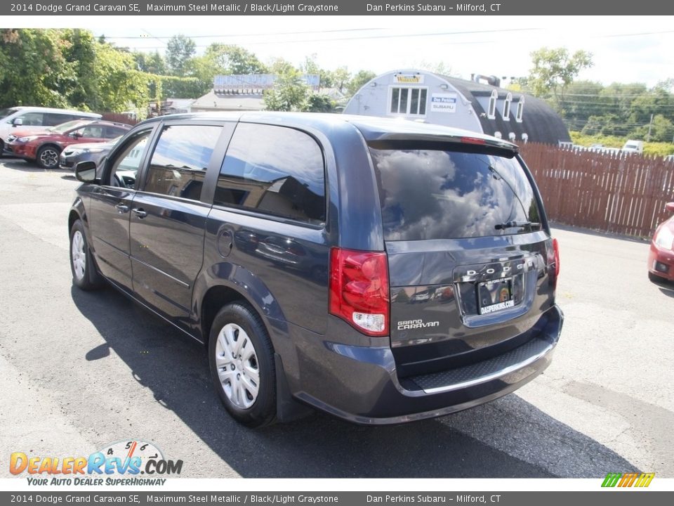 2014 Dodge Grand Caravan SE Maximum Steel Metallic / Black/Light Graystone Photo #7