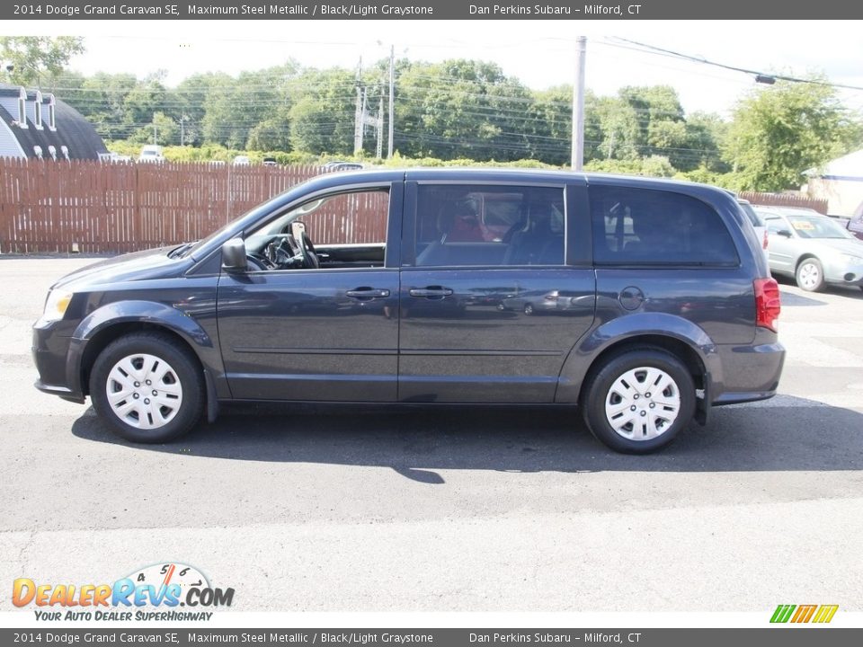 2014 Dodge Grand Caravan SE Maximum Steel Metallic / Black/Light Graystone Photo #8