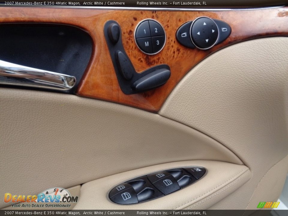 2007 Mercedes-Benz E 350 4Matic Wagon Arctic White / Cashmere Photo #14