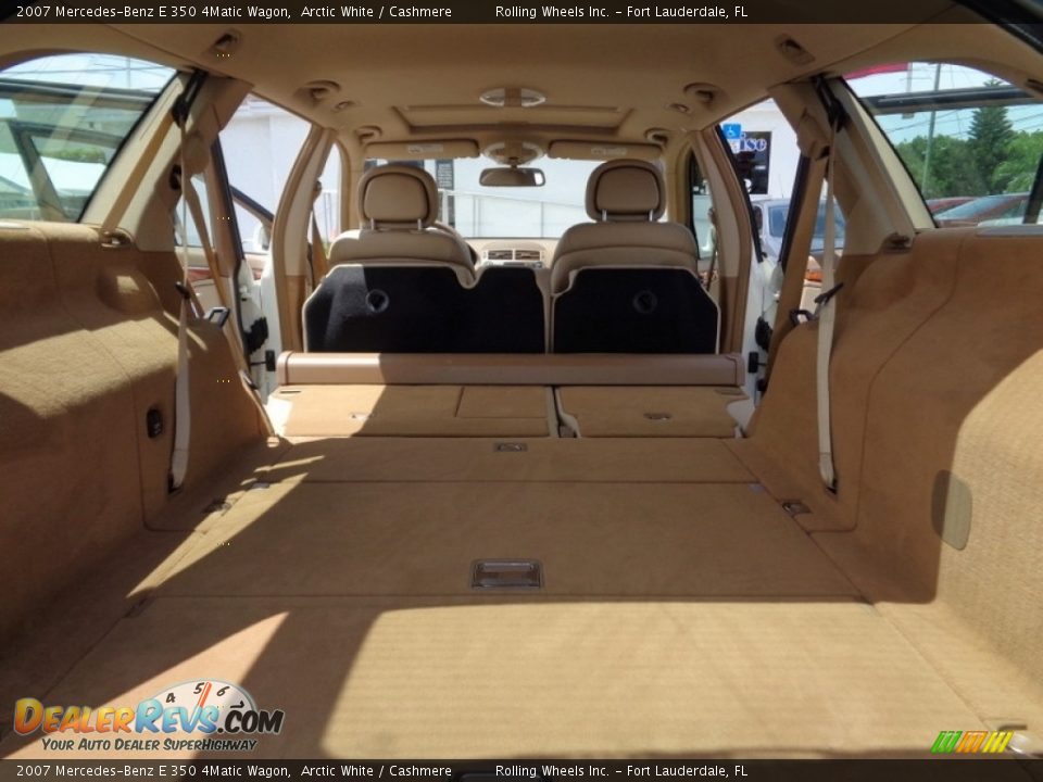 2007 Mercedes-Benz E 350 4Matic Wagon Arctic White / Cashmere Photo #16