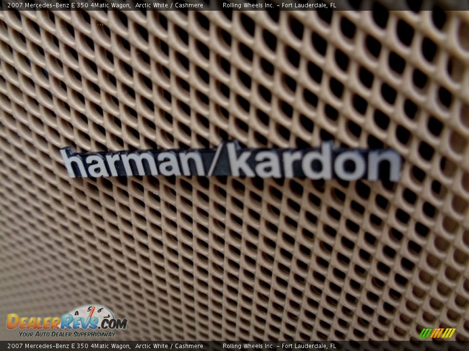 2007 Mercedes-Benz E 350 4Matic Wagon Arctic White / Cashmere Photo #18