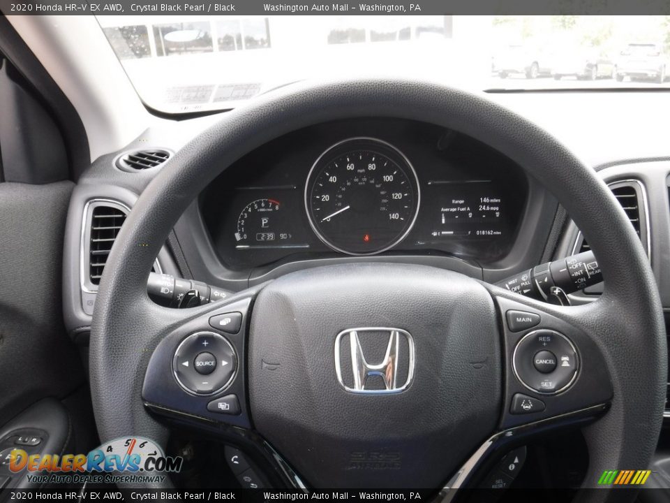 2020 Honda HR-V EX AWD Crystal Black Pearl / Black Photo #22