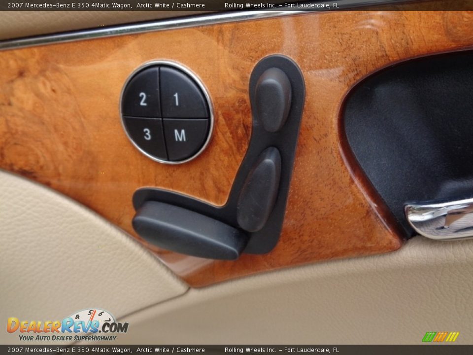 2007 Mercedes-Benz E 350 4Matic Wagon Arctic White / Cashmere Photo #20
