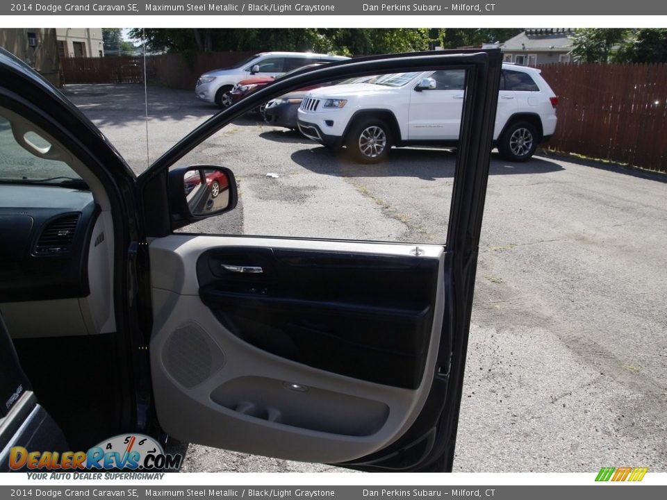 2014 Dodge Grand Caravan SE Maximum Steel Metallic / Black/Light Graystone Photo #15
