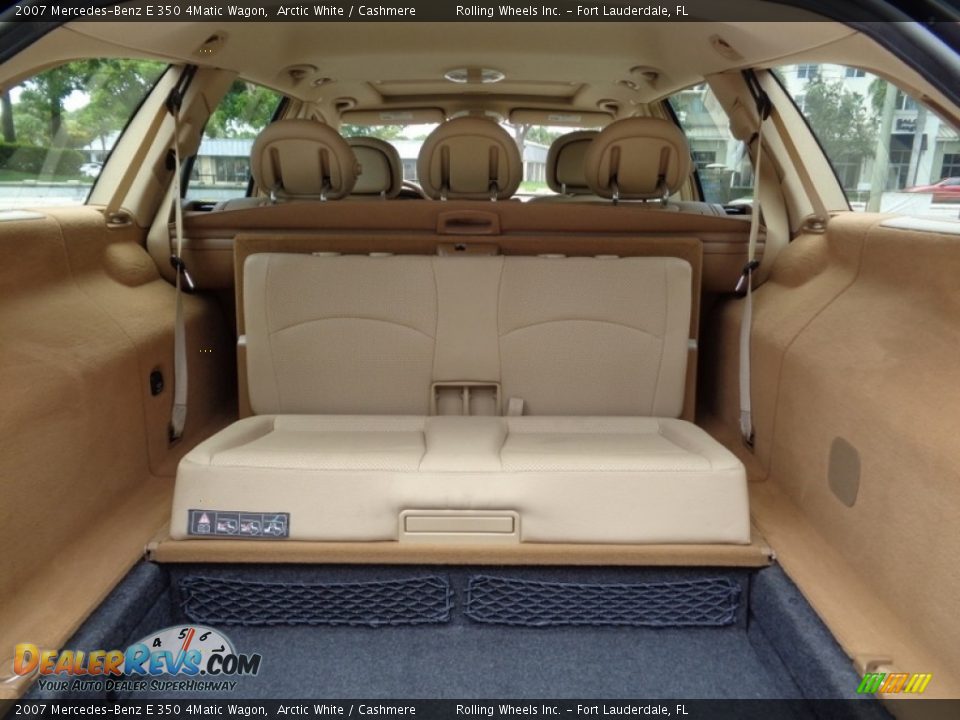2007 Mercedes-Benz E 350 4Matic Wagon Arctic White / Cashmere Photo #23