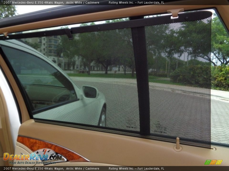2007 Mercedes-Benz E 350 4Matic Wagon Arctic White / Cashmere Photo #25