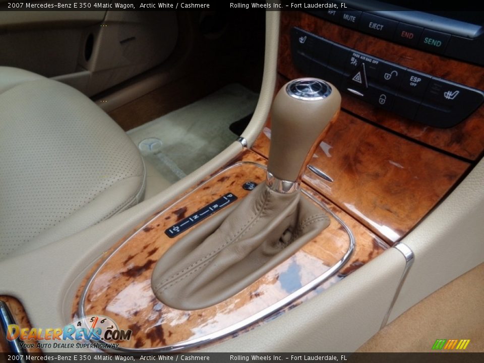 2007 Mercedes-Benz E 350 4Matic Wagon Arctic White / Cashmere Photo #29