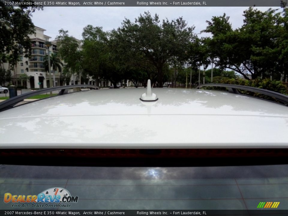 2007 Mercedes-Benz E 350 4Matic Wagon Arctic White / Cashmere Photo #30