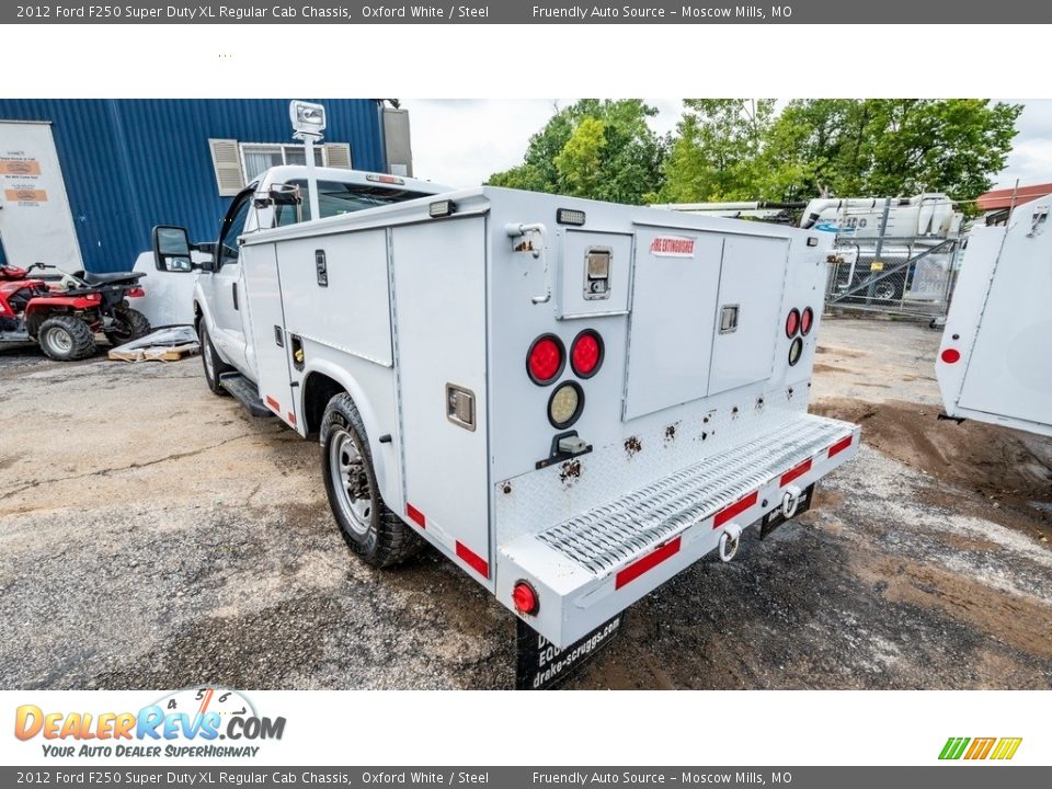 2012 Ford F250 Super Duty XL Regular Cab Chassis Oxford White / Steel Photo #6