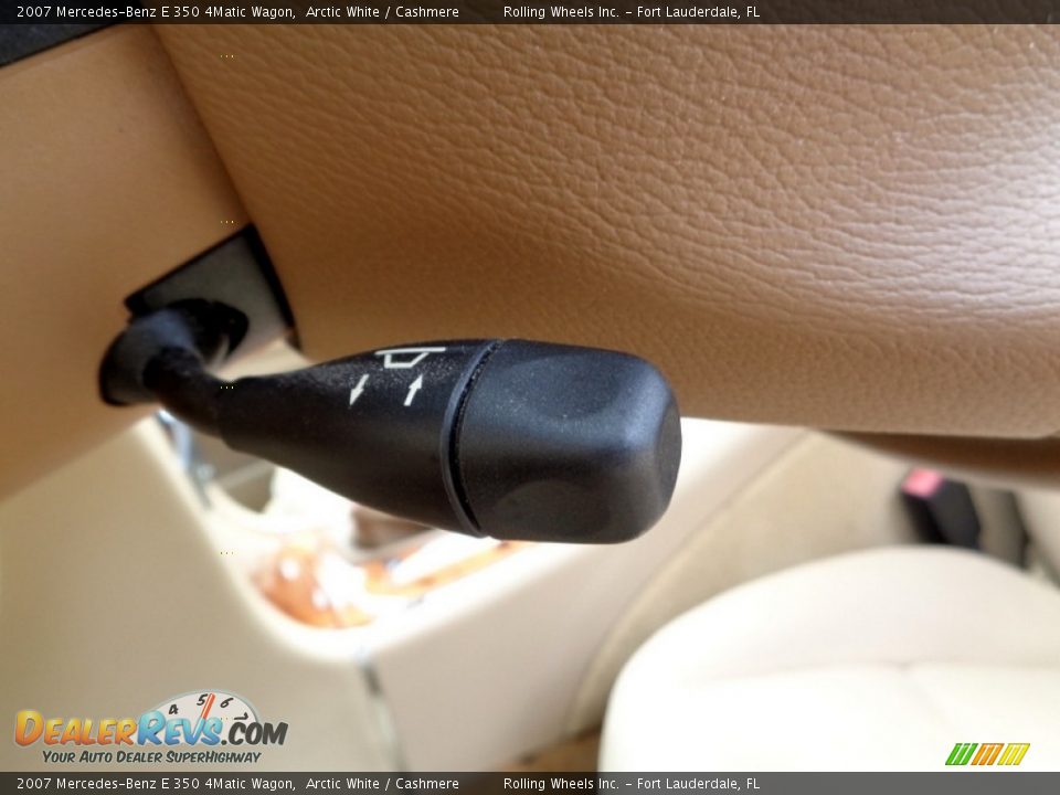2007 Mercedes-Benz E 350 4Matic Wagon Arctic White / Cashmere Photo #33