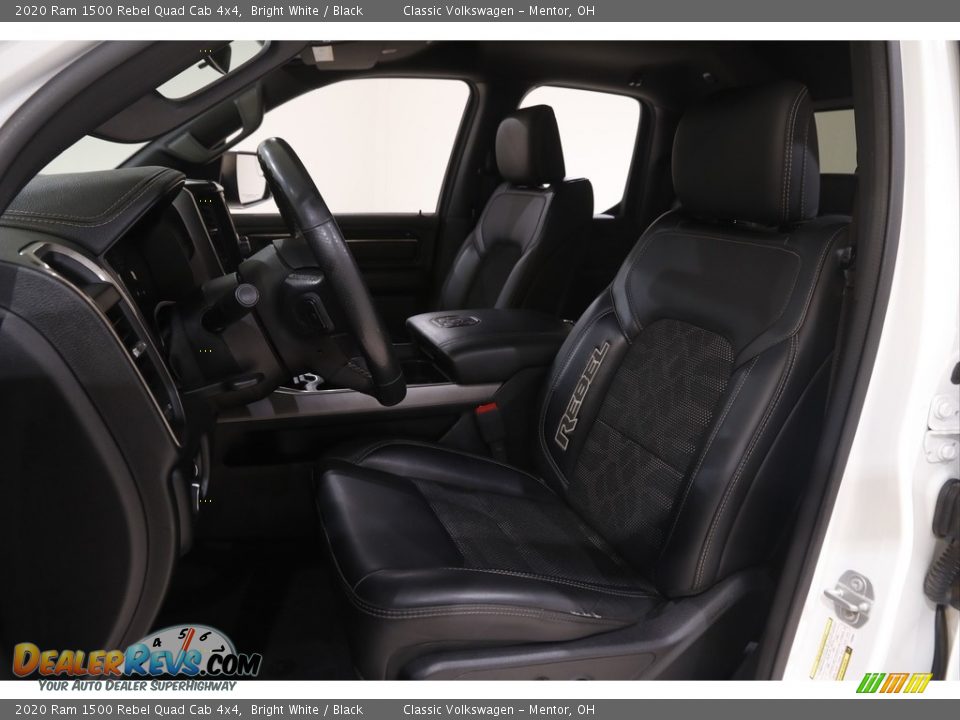 2020 Ram 1500 Rebel Quad Cab 4x4 Bright White / Black Photo #5